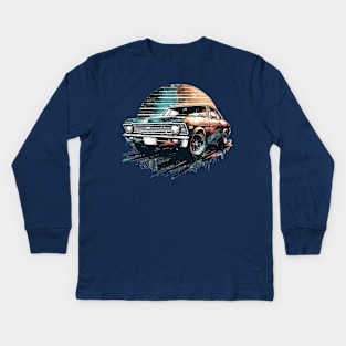 Chevy Nova Kids Long Sleeve T-Shirt